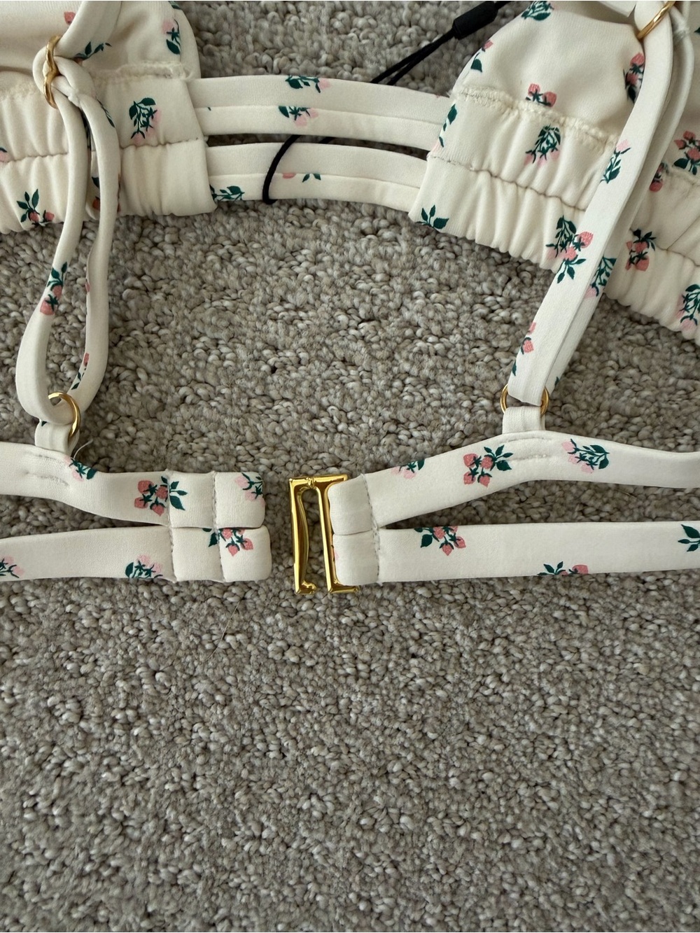 Montce Fruity Floral Triangle Bikini Top & Bottom - Picture 2 of 4